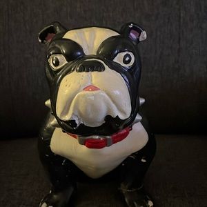 Vintage/antique bulldog, cement statue, in pretty good condition for age